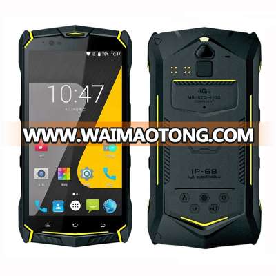 Cheapest 4G phone 5.5 inch Octa-core 4G+64G 4G network Fingerprint IP68 NFC PTT rugged phone, waterproof phone, outdoor phone