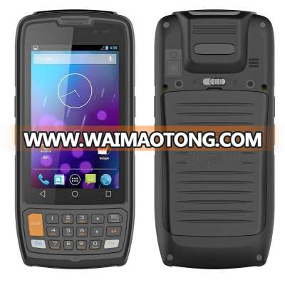 Highton Cheapest 4 inch MT8735 Android handhelds terminal PDA with 2G+16G 2D barcode NFC Docking scan trigger handhelds PDA